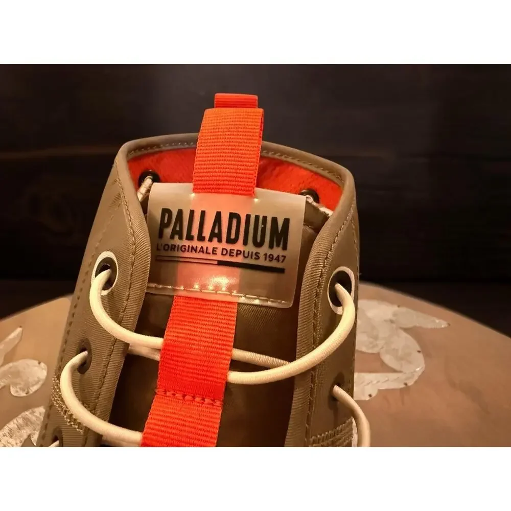 Palladium Pallashock Mid Ticket to Earth Dusky Green Men's Boots Size 13